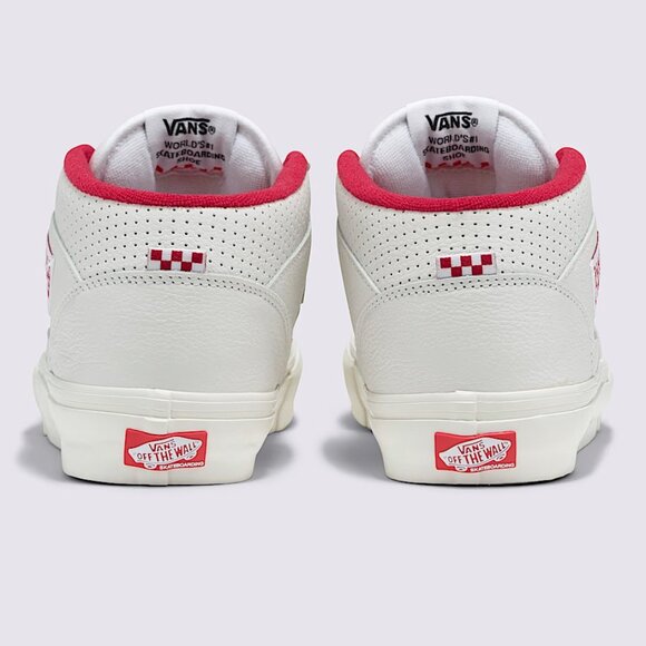 VANS Skate Half Cab Vintage Sport White/Red Sneakers Mid-Top Men’s Size 12 NEW - Picture 5 of 12